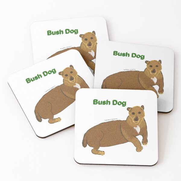 Item preview, Bush Dog designed and sold by NatureDesigned.