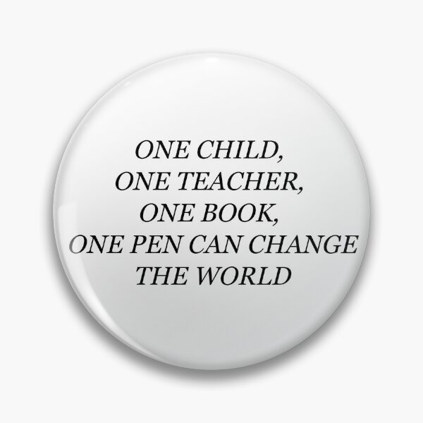 Item preview, Motivational Quote; Malala Quote, One Child designed and sold by BellaHope1.
