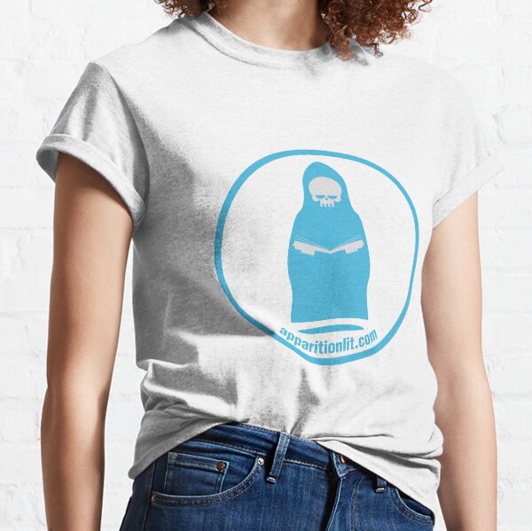 Apparition Literary Magazine Blue Ghostie Swag Classic T-Shirt