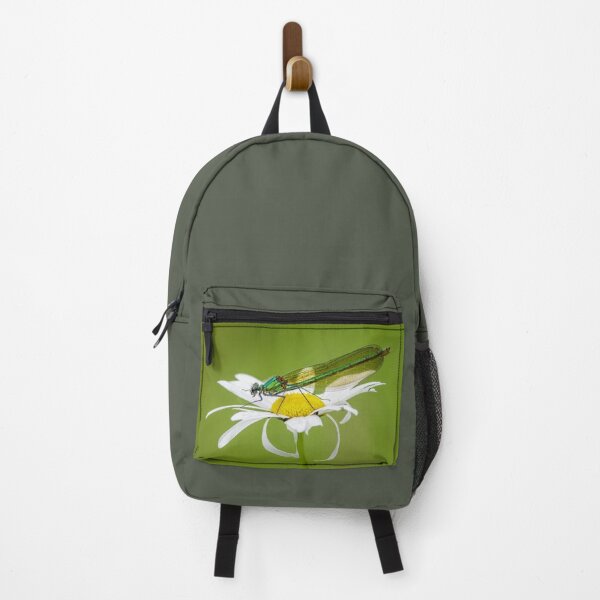 Item preview, Banded Demoiselle on Oxeye Daisy designed and sold by Alec Stewart.