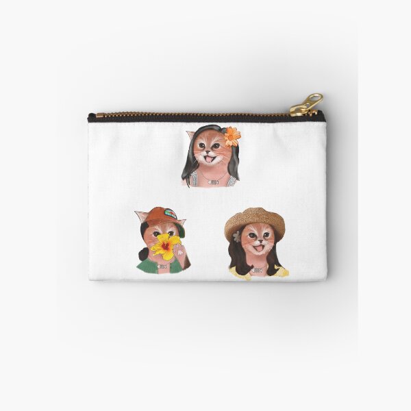 Item preview, Hawaiian Cat Lady Sticker Pack | Masked Cat  designed and sold by SodaPUNCH.