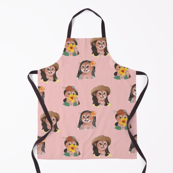 Item preview, Hawaiian Cat Lady Sticker Pack | Masked Cat designed and sold by SodaPUNCH.