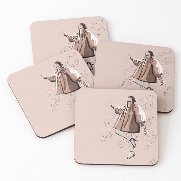 Item preview, STYLISH LADY PINK DRAWING designed and sold by Dilerte.