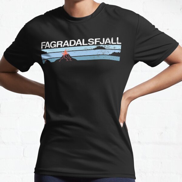 Fagradalsfjall Iceland Active T-Shirt