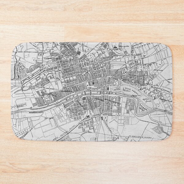 Item preview, Vintage Map of Glasgow, 1872 designed and sold by yourscotland.