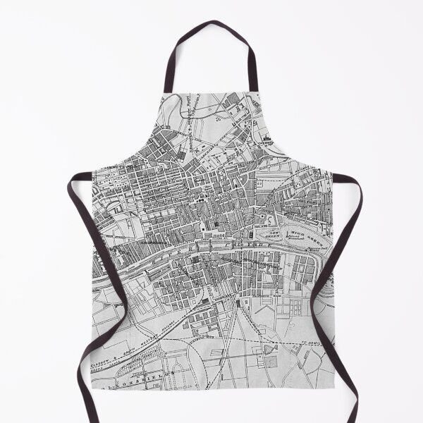 Item preview, Vintage Map of Glasgow, 1872 designed and sold by yourscotland.