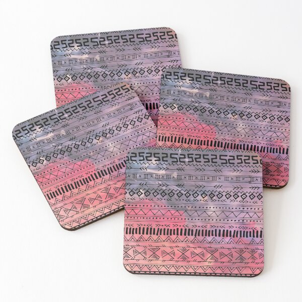 Item preview, Purple To Red Aztec Pattern  designed and sold by Designs By YL.