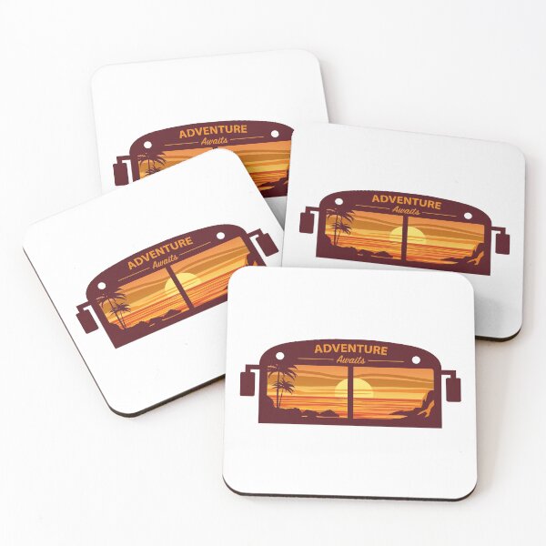 Item preview, Skoolie Bus Life Adventure Awaits Sunset designed and sold by Ethan Thompson.