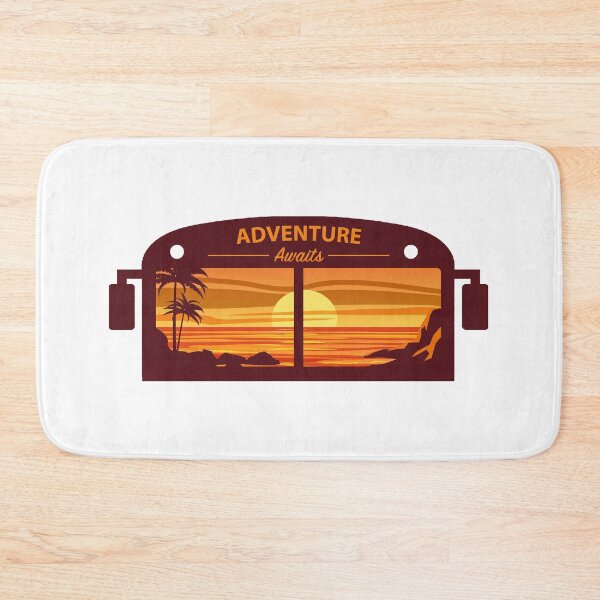 Item preview, Skoolie Bus Life Adventure Awaits Sunset designed and sold by Ethan Thompson.