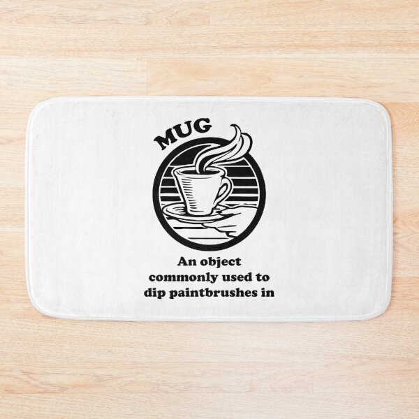 Item preview, Mug commonly used to dip paintbrushes in designed and sold by PrintsyGal.