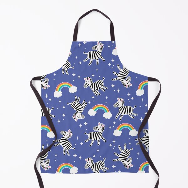 Item preview, Zebra Rainbow Dark Blue Fun designed and sold by keeleypost.