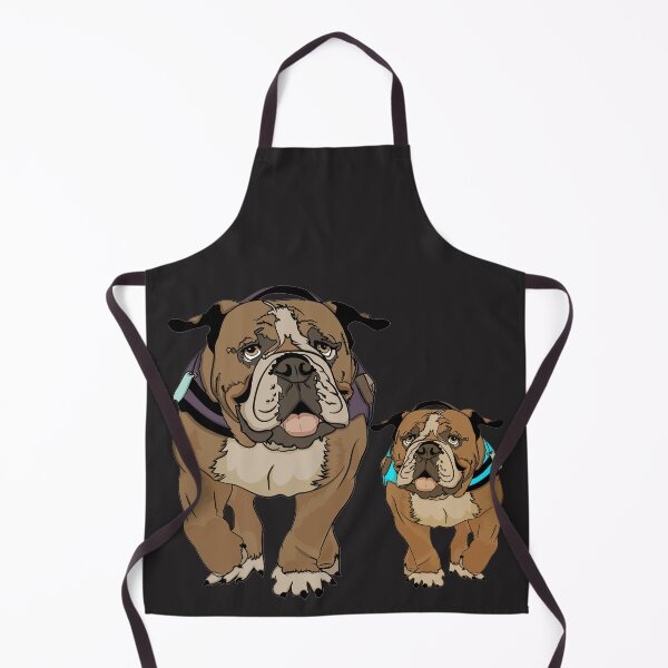 Item preview, Bulldog ready for a walk designed and sold by koalas1414.