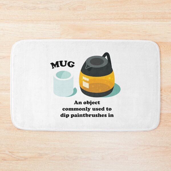 Item preview, Mug commonly used to dip paintbrushes in designed and sold by PrintsyGal.
