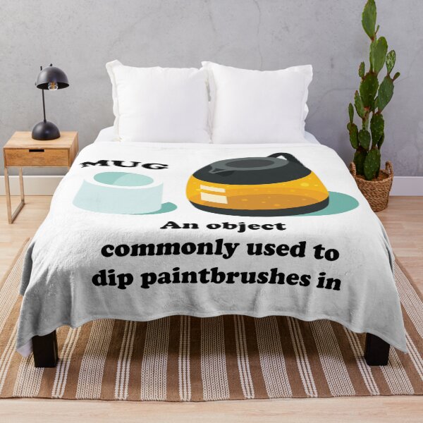 Item preview, Mug commonly used to dip paintbrushes in designed and sold by PrintsyGal.