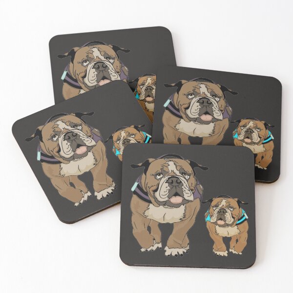 Item preview, Bulldog ready for a walk designed and sold by koalas1414.