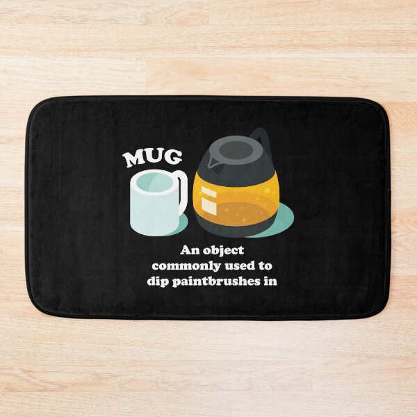 Item preview, Mug commonly used to dip paintbrushes in designed and sold by PrintsyGal.