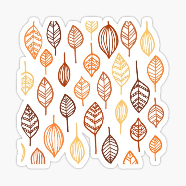 Item preview, Leaves pattern designed and sold by goldennrosess.