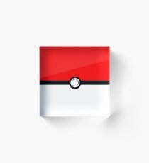 Pokeball Acrylic Block