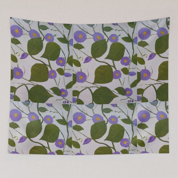 Item preview, Morning Glories designed and sold by hedgerowart.
