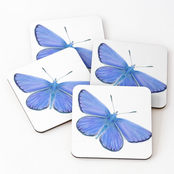 Item preview, Adonis Blue Butterfly Watercolor Painting Artwork designed and sold by Alison Langridge.