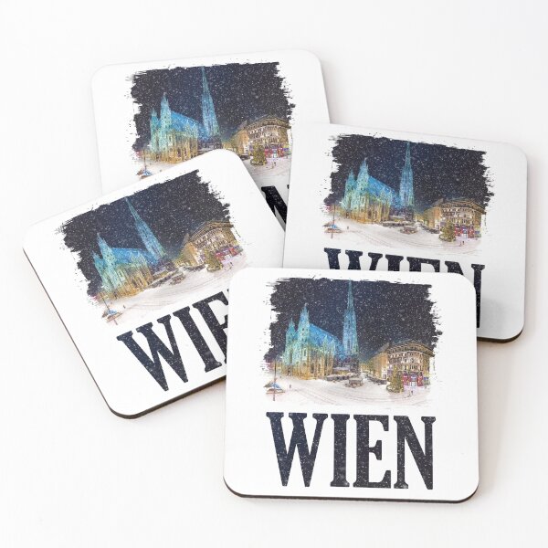 Item preview, Vienna Austria Stephansdom city city skyline designed and sold by BullDesignsShop.