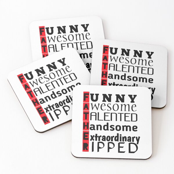 Item preview, Father's day , FATHER Funny Awesome Talented Handsome Extraordinary Ripped designed and sold by The Nova Prints .