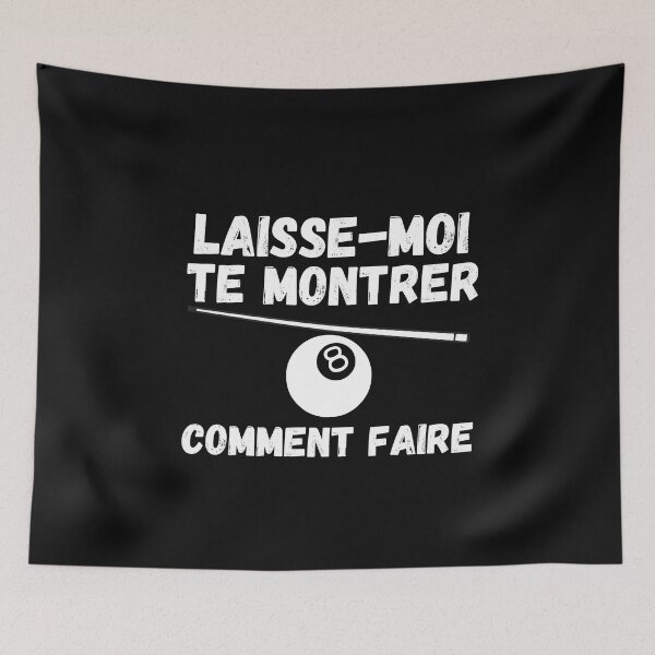 Item preview, Laisse-moi te montrer comment jouer au billard designed and sold by Smileycreation.