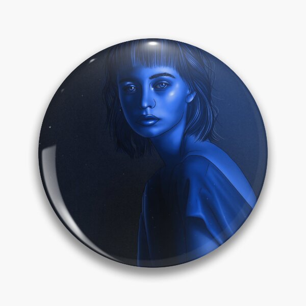 Item preview, Monochrome Blue Portrait  designed and sold by Akasha-gif.