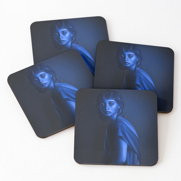 Item preview, Monochrome Blue Portrait  designed and sold by Akasha-gif.