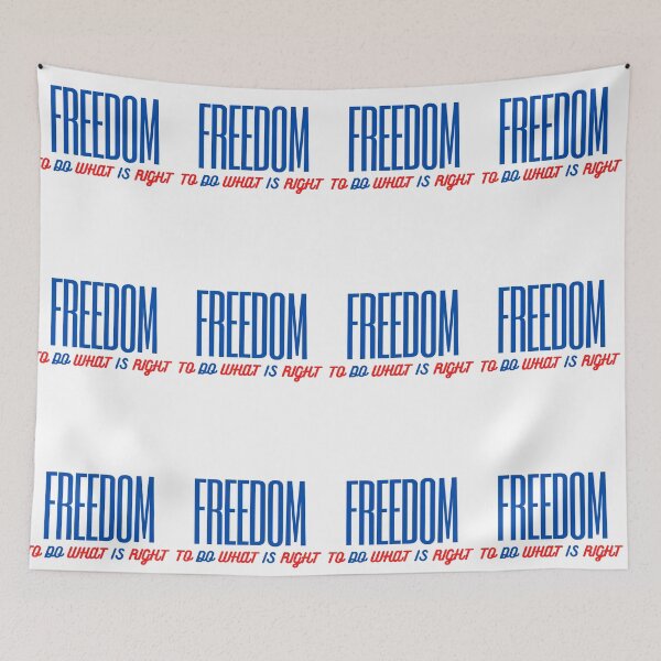 Item preview, Freedom -Marshall quote designed and sold by Alchemytshirts.