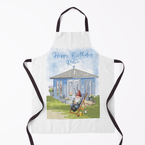 Item preview, Summer House Birthday Garden Gnome  designed and sold by Leatextileart.
