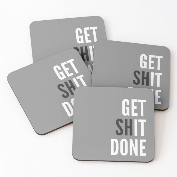 Artikelvorschau, Holen Sie sich Scheiße getan Mädchen Chef freche Badass inspirierende Zitat Motivationsslogans starke Frauen wilde noble Leben Motto minimalistische kurze Worte Zitate Positivität Erfolg Sprüche weißer Text 2 entworfen und verkauft von Inside Head.