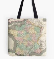 Vintage Map of France (1814) Tote Bag