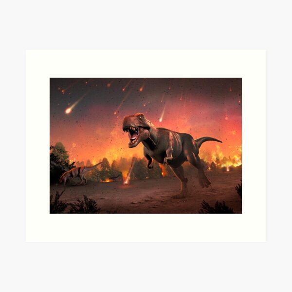 Item preview, Tyrannosaurus Rex - Fire in the Sky designed and sold by magarlick.
