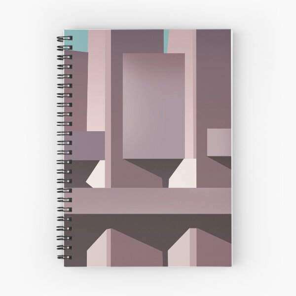 Artikelvorschau, Geometrische Architektur aus rotem Beton entworfen und verkauft von korasi.