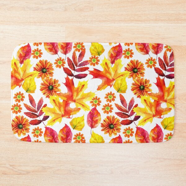 Item preview, Falling Leaves seamless pattern designed and sold by TheCatmeow2000.