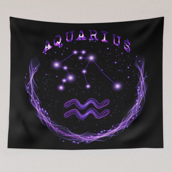 Item preview, Aquarius Zodiac Symbol & Constellation - 02 designed and sold by serenaking.