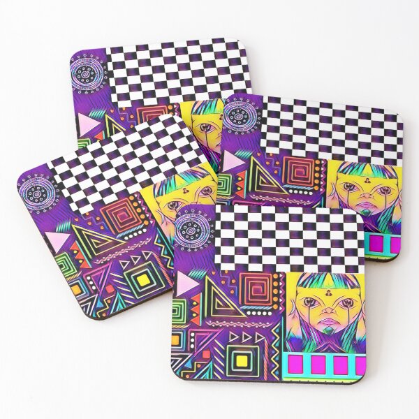 Item preview, 1980s inspired vintage retro neon print designed and sold by RBWArtandDesign.