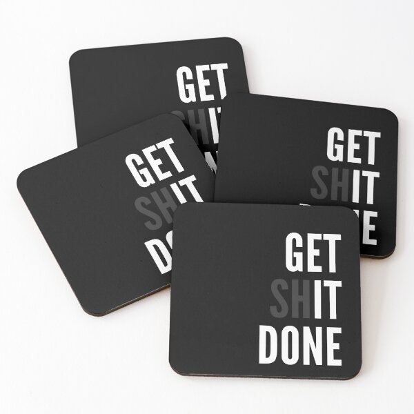 Artikelvorschau, Holen Sie sich Scheiße getan Mädchen Chef freche Badass inspirierende Zitat Motivationsslogans starke Frauen wilde noble Leben Motto minimalistische kurze Worte Zitate Positivität Erfolg Sprüche weißer Text 3 entworfen und verkauft von Inside Head.