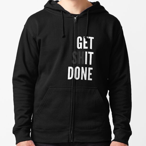 Item preview, Get shit done Girl boss sassy badass inspirational quote motivational slogans strong women savage classy life motto minimalist short words quotes positivity success sayings white text 3 designed and sold by Inside Head.