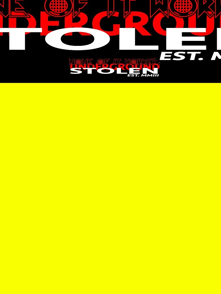YELLOW COLLECTION NONE OF IT WORKED! by StlnUndrgrnd