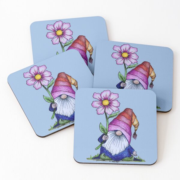 Item preview, Cosmos flower gnome designed and sold by SarahCD13.