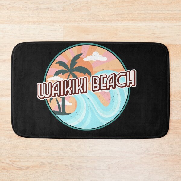 Item preview, Vintage Waikiki Beach Hawaii Ocean Waves designed and sold by Samsdesignshop.