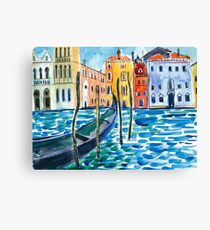 Venice - Original watercolour landscape by Francesca Whetnall Canvas Print