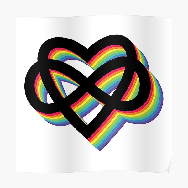 I got a bunch of requests for variations of my infinity heart design. Yay  for inclusion! Desktop and mobile wallpapers of each in comments. :  r/polyamory