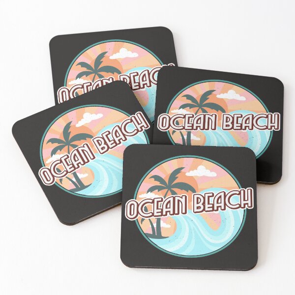 Item preview, Vintage Ocean beach San Diego California Ocean Waves designed and sold by Samsdesignshop.