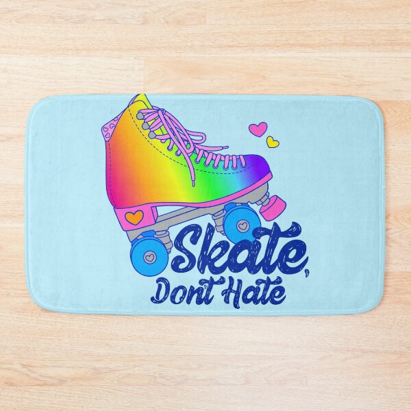 Item preview, Skate Don't Hate - Rainbow - Large designed and sold by Alexa Martin.