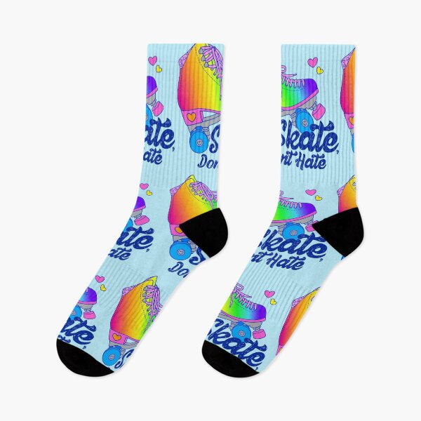 Item preview, Skate Don't Hate - Rainbow - Large designed and sold by Alexa Martin.