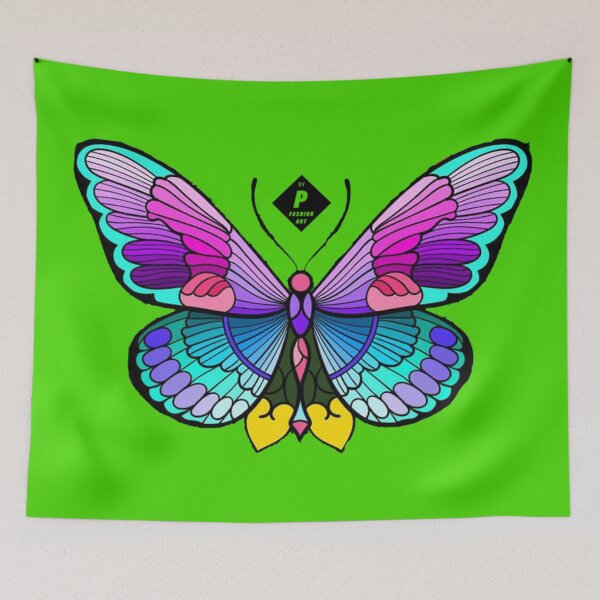 Item preview, Colored Butterfly - by P FashionArt designed and sold by BK-Fishing.