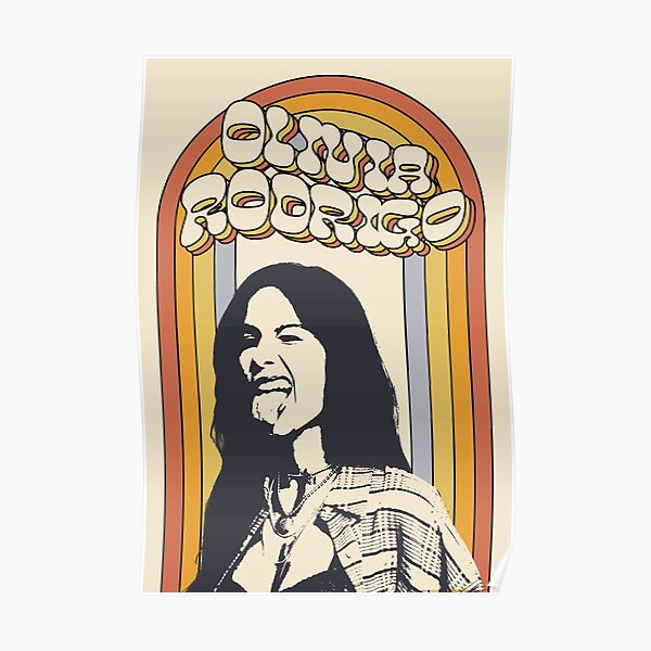 Olivia Rodrigo Retro Poster